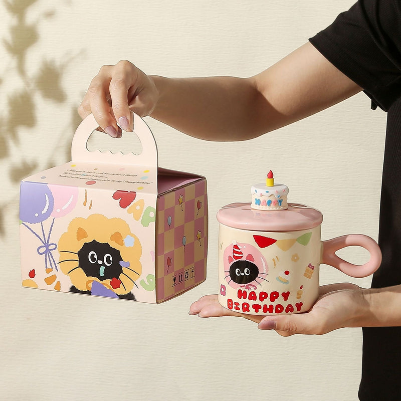 Gift Box with Hand – Breakfast Cup Gift Set