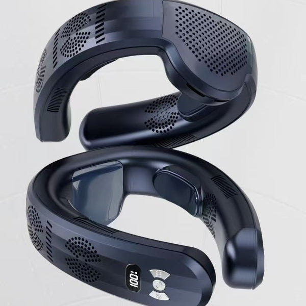 2-in-1 Neck Cooling & Heating Fan – Portable Wearable Air Conditioner