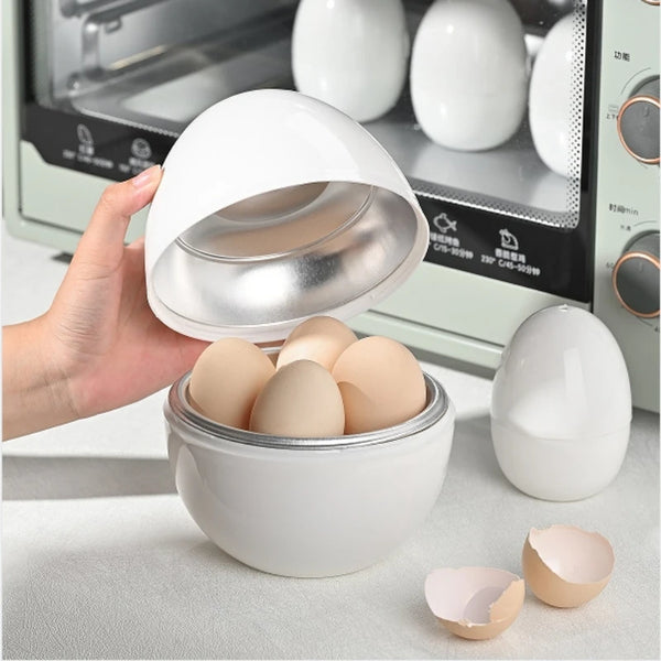 Microwave Egg Cooker – 4-Egg Steamer & Boiler