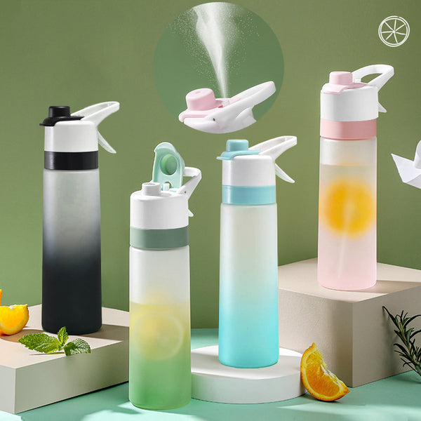 Spray Water Bottle – Large Capacity Sports & Fitness Bottle